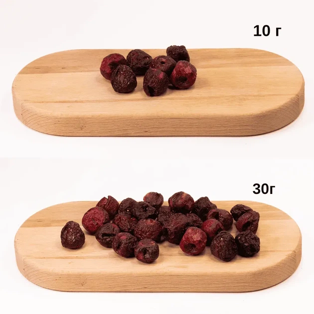 Черешня сублімована. Сублімовані фрукти Vitberry, 30г - Фото 4 Черешня сублімована. Сублімовані фрукти Vitberry, 30г - зображення 4