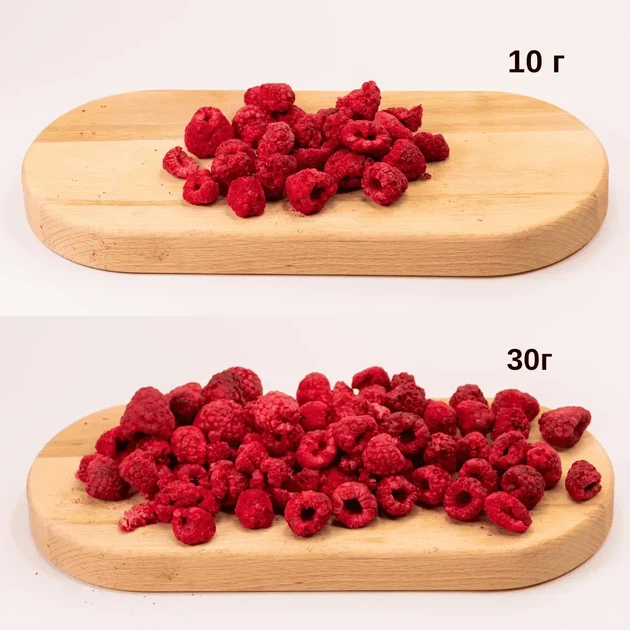 Малина сублимированная. Сублимированные фрукты Vitberry, 30г - Фото 4 Малина сублимированная. Сублимированные фрукты Vitberry, 30г - изображение 4