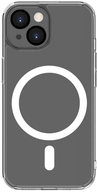 Etui plecki Connect Clear Case With Magnetic and Camera Protection do Apple iPhone 15 Transparent (CONAPP15CMCT) - obraz 1