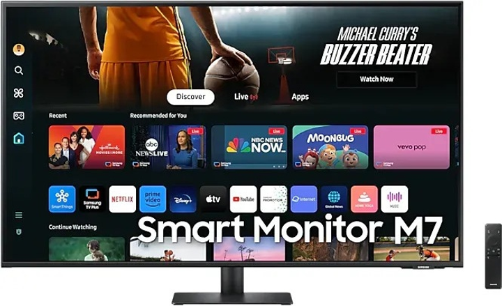 Монітор 42" Samsung Smart Monitor M7 M70D (LS43DM702UUXEN) - зображення 1