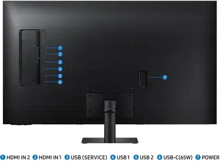 Монітор 42" Samsung Smart Monitor M7 M70D (LS43DM702UUXEN) - зображення 12