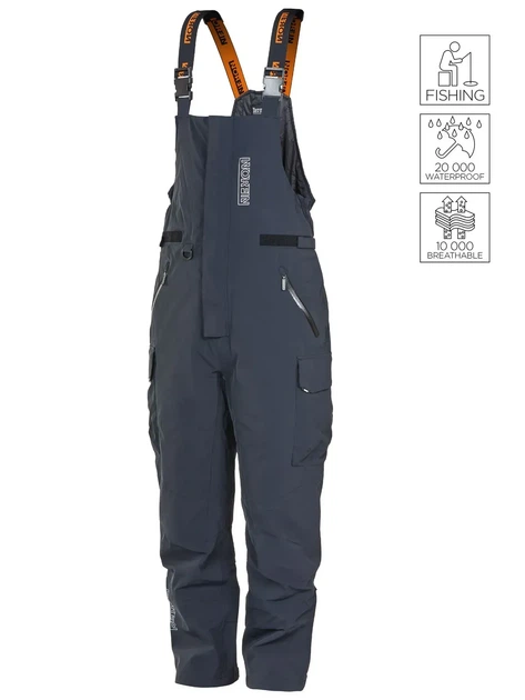 Костюм демісезон. мембран.з утеплювачем Norfin REBEL PRO PANTS GRAY 2000мм Dermizax / L (203021) 596/586003-L - изображение 2