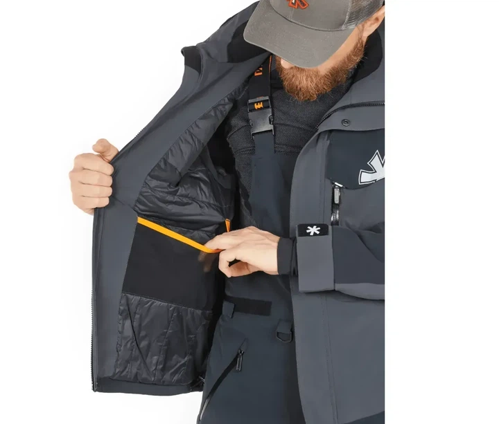 Костюм демісезон. мембран.з утеплювачем Norfin REBEL PRO PANTS GRAY 2000мм Dermizax / L (203021) 596/586003-L - изображение 10