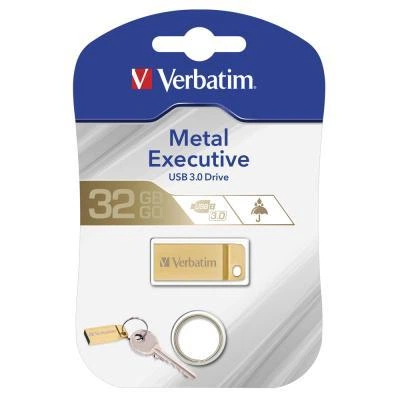 USB флеш накопитель Verbatim 32GB Metal Executive Gold USB 3.0 (99105) - зображення 4