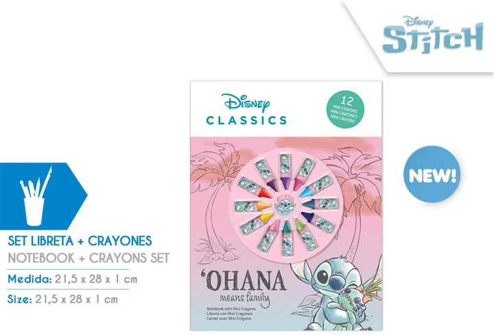 Блокнот з крейдами Kids Licensing Stitch (8435507884471) - зображення 2