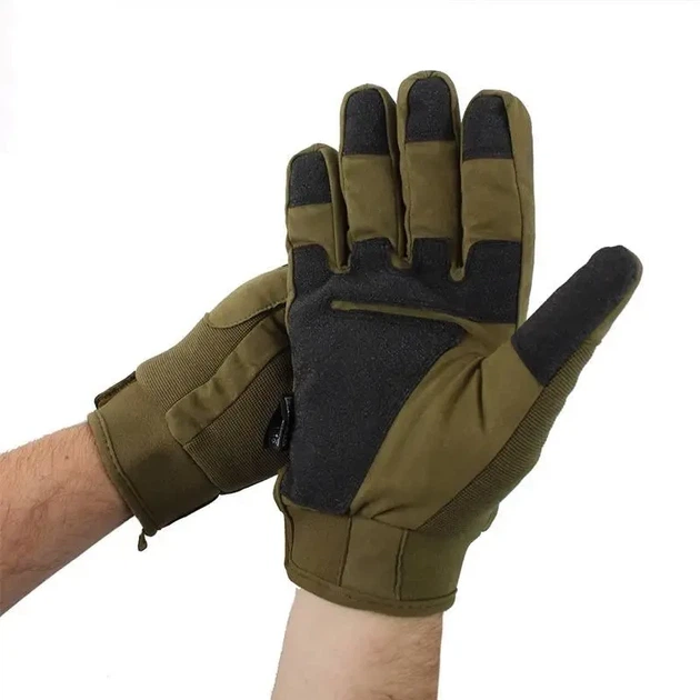 Перчатки тактические зимние с мембраной Mil-tec 12520801 Олива Gloves Winter Thinsulate - 2XL - изображение 2