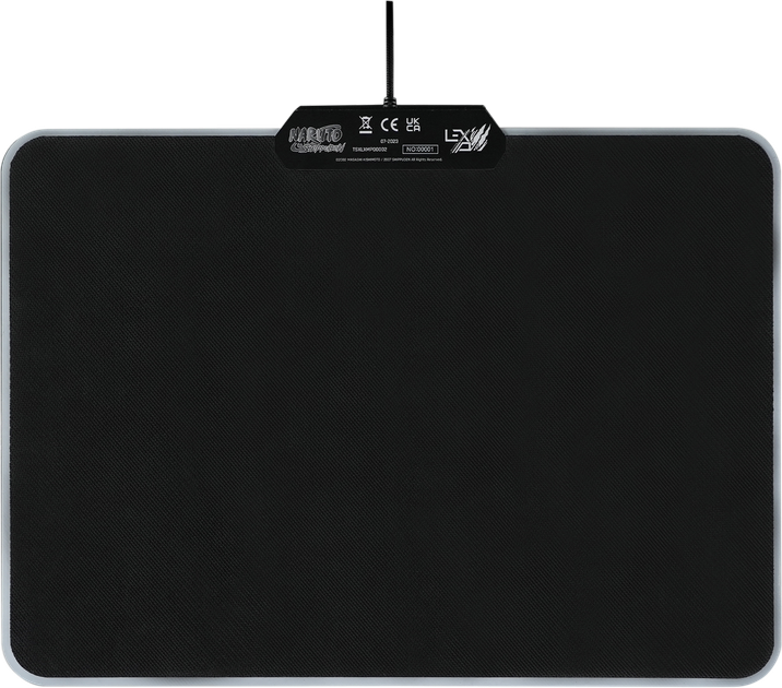 Podkładka pod myszkę Lexip Naruto Shippuden Sasuke Revenge RGB Speed Black/Purple (3760352730372) - obraz 2