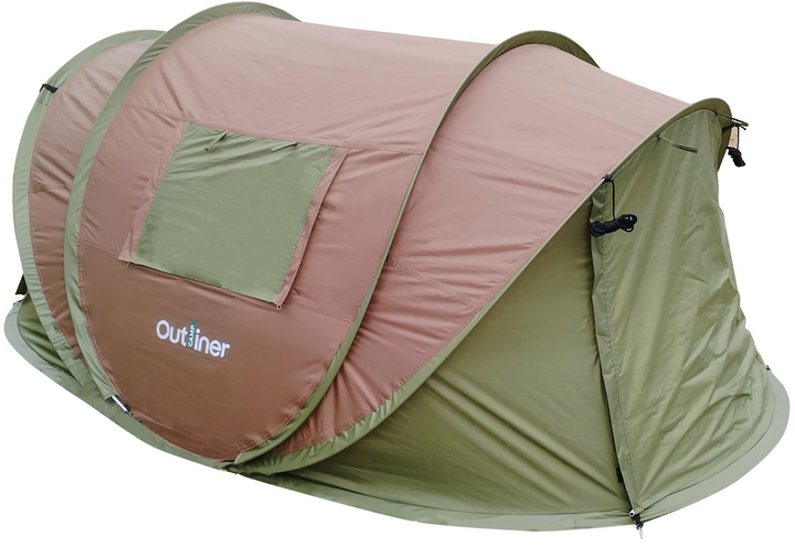Намет Outliner POP-UP 240 x 200 x 120 см Коричневий (4772013461715) - зображення 2