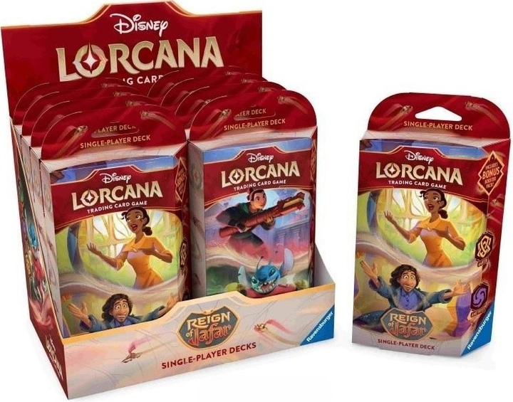 Набір карток Ravensburger Disney Lorcana Правління Джафара Набір 08 Starter Deck set box 8 шт. (4050368985446) - зображення 1