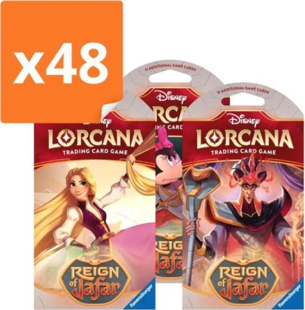 Набір карток Ravensburger Disney Lorcana Правління Джафара Set 08 Booster box (eurozaw.) 48 шт. (5902490427044) - зображення 1