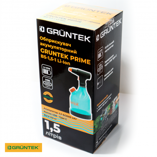Опрыскиватель аккумуляторный GRUNTEK PRIME BS-1,5-1 Li-Ion (296001085) - изображение 12
