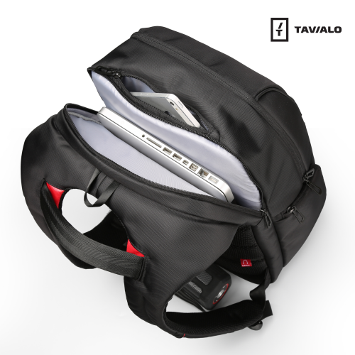 Рюкзак TAVIALO Smart TB20-1 чорний 20л (TB20-124BL) - Фото 3 Рюкзак TAVIALO Smart TB20-1 чорний 20л (TB20-124BL) - зображення 3