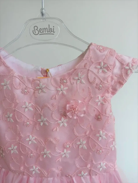 Платье праздничное на девочку Bembi ПЛ 157 86 см розовое - изображение 2