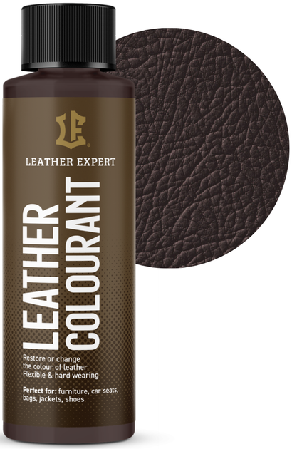 Краска (эмаль) для окрашивания кожи Leather Expert Colourant, 50 г 307 Dark Brown - изображение 2