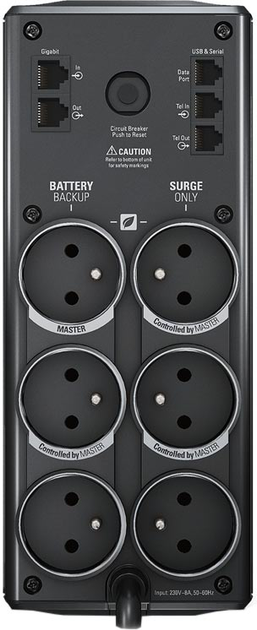 ДБЖ APC Back-UPS Pro 540Вт/900ВА (BR900G-FR) - зображення 3