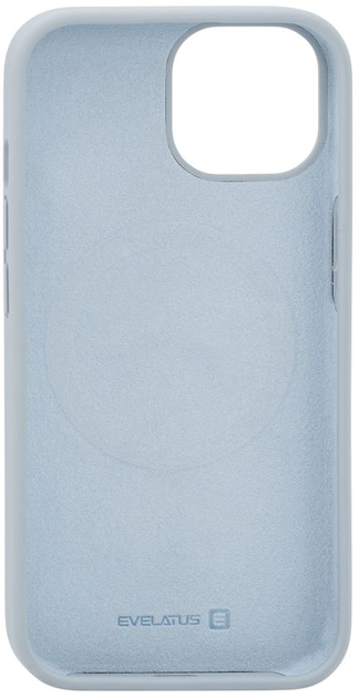 Панель Evelatus Premium Magsafe Soft Touch для Apple iPhone 15 Pro Grey Blue (EVEAPP15PPMCGB) - зображення 3