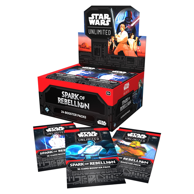Настільна гра Asmodee Star Wars: Unlimited - Spark of Rebellion - Booster Box (24) (841333122171) - зображення 6