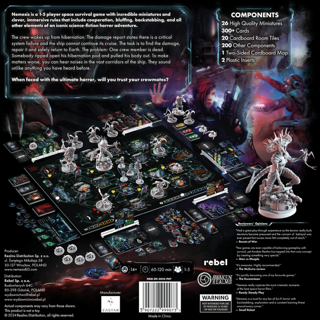 Настільна гра Awaken Realms Nemesis (англійське видання) (5907222999073) - зображення 11
