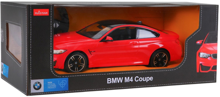 Машинка на радіокеруванні Rastar BMW M4 Coupe Червона (5903864900651) - зображення 6