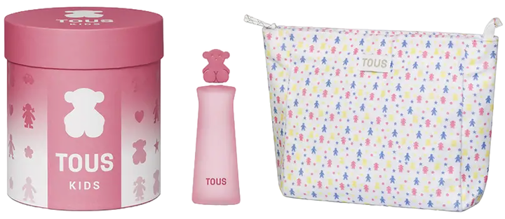 Zestaw dla dzieci Tous Kids Girl Woda toaletowa 100 ml + Kosmetyczka (8436603334495) - obraz 1