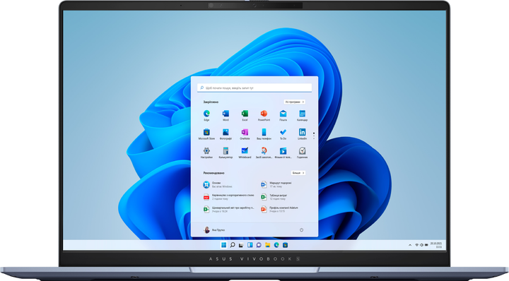 Ноутбук ASUS VivoBook S 14 OLED S5406SA-QD004W (90NB15R2-M004L0) Mist Blue - зображення 2