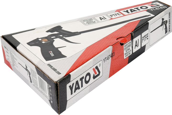 Пістолет для піни Yato YT-67433 алюміній та латунь пластикова ручка 20 (5906083062773) - зображення 3