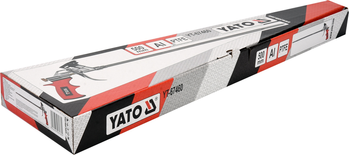 Пістолет для піни Yato YT-67460 подовжений аплікатор 500 мм алюмінієвий корпус 20 (5906083062384) - зображення 3