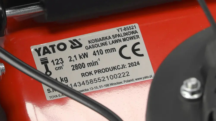 Kosiarka benzynowa YATO YT-85521 - obraz 8