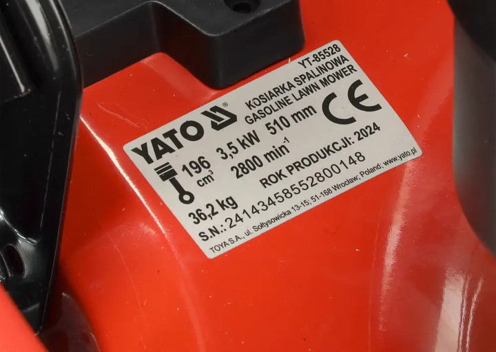 Kosiarka benzynowa YATO YT-85528 - obraz 8