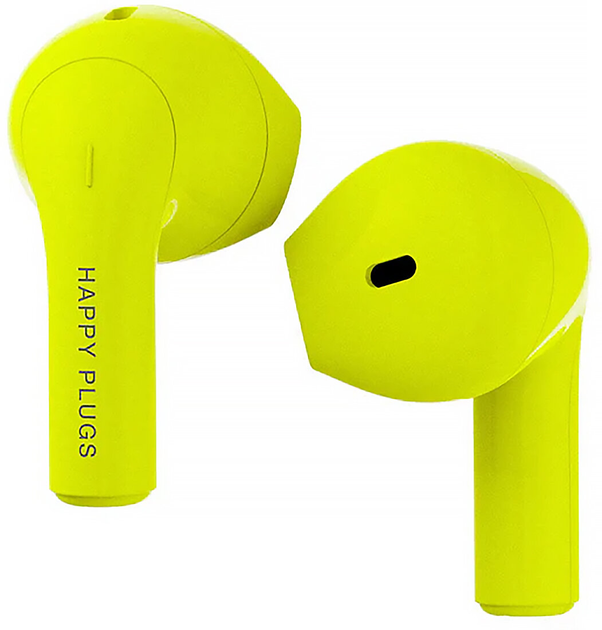 Słuchawki Happy Plugs Joy Wireless Neon Yellow (7350116012897) - obraz 5