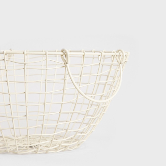 Koszyk Homla Denali duży Śmietankowy 32 x 15.5 cm (5906496748615)  - obraz 2
