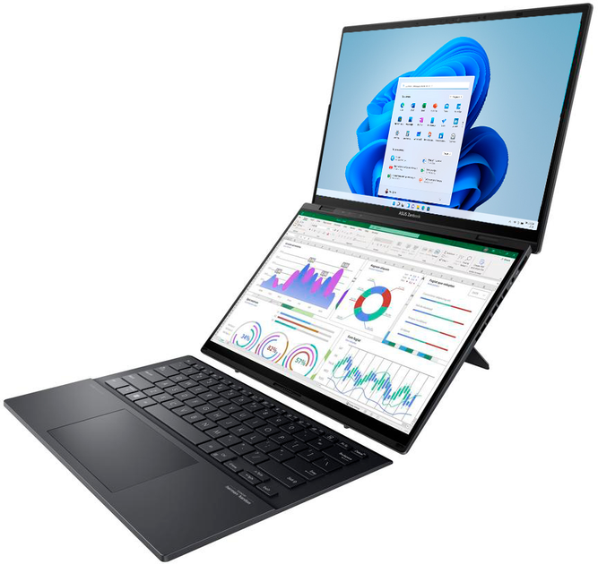 Ноутбук ASUS Zenbook Duo (2025) UX8406CA-PZ009W (90NB14X1-M00820) Inkwell Gray - зображення 12