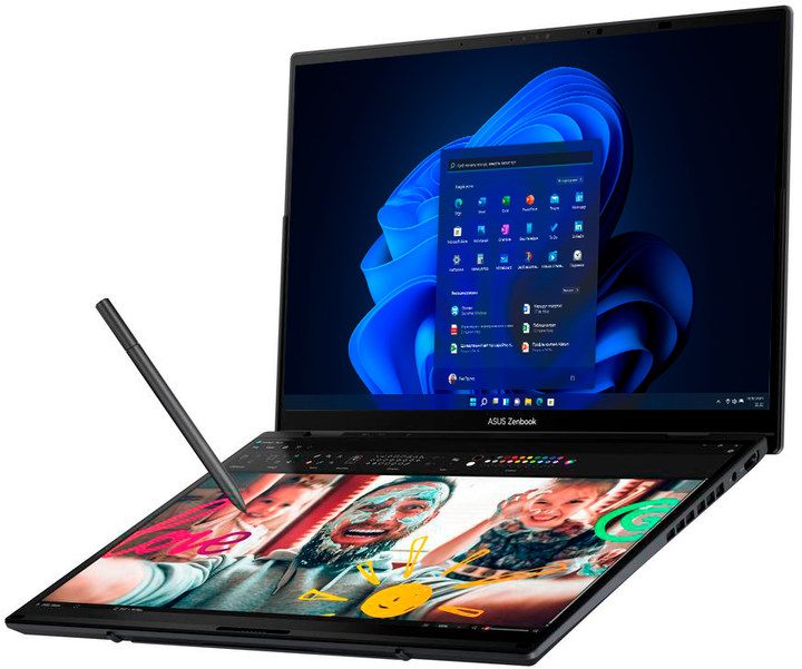 Ноутбук ASUS Zenbook Duo (2025) UX8406CA-PZ068X (90NB14X1-M00AR0) Inkwell Gray - зображення 11