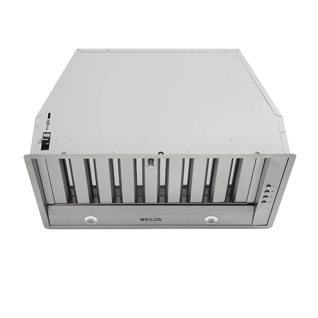 Мощная полновстраиваемая кухонная вытяжка WEILOR PPE 5265 SS 1250 LED, нержавеющая сталь, ширина 51,7 см - изображение 8