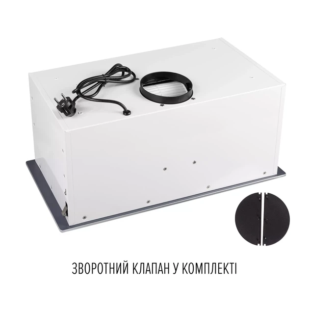 Сенсорная кухонная вытяжка PERFELLI NUOVA 6PWR BIANCO белая полновстраиваемая, управление жестами, 59,8 см - изображение 7