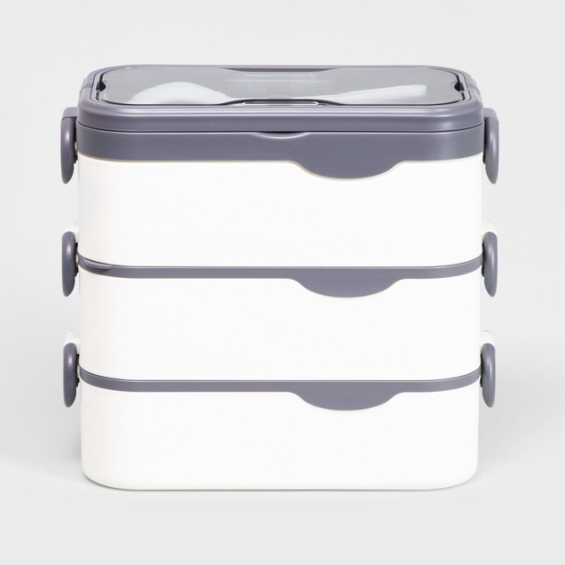 Lunch box Homla MESA trzypiętrowy 2 l (5906496748912) - obraz 2