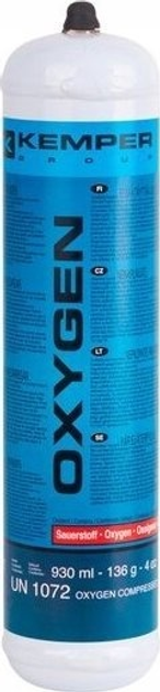 Butla z tlenem Kemper Oxygen do lutowania M10 x 10 mm 930 ml (10/2-571) - obraz 1