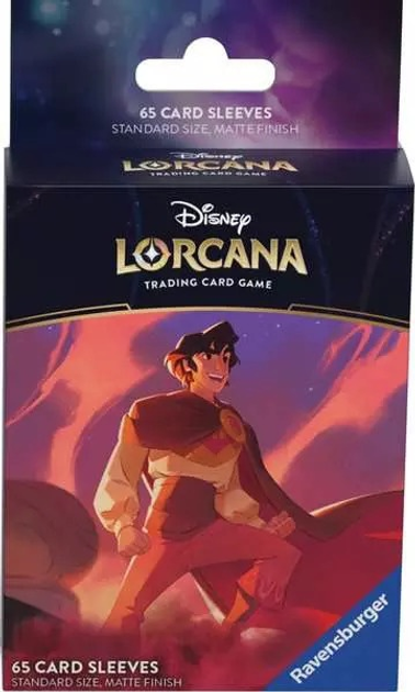 Koszulki na karty Ravensburger Disney Lorcana Shimmering Skies S05 Aladyn 65 szt. (4050368984043) - obraz 1