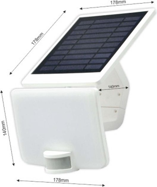 Прожектор Tope Lighting SOLAR 10 Вт 1200 Лм 4000K Білий - зображення 5