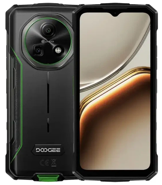 Мобільний телефон Doogee Fire 7 4/256GB Forest Green - Фото 1 Мобільний телефон Doogee Fire 7 4/256GB Forest Green - зображення 1