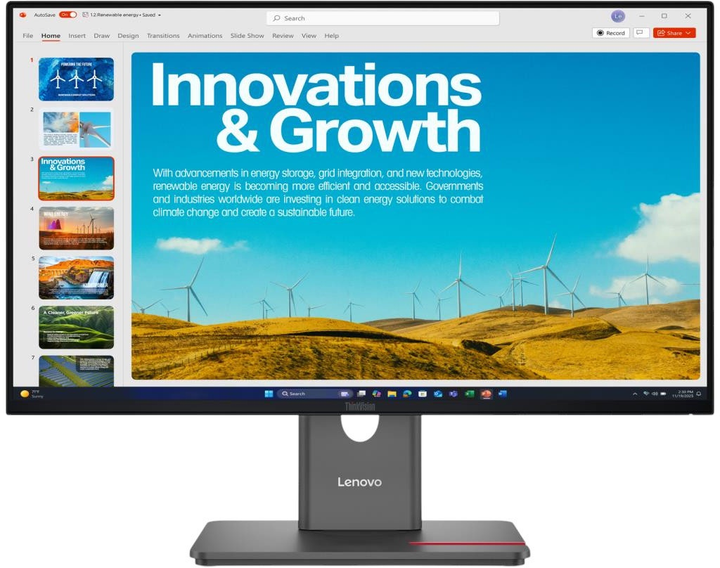 Монітор 24" Lenovo ThinkVision P24qd-40 (64B1GAT1EU) - зображення 2