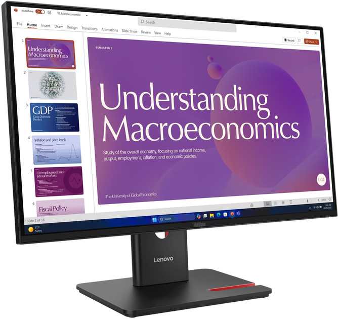 Монітор 24" Lenovo ThinkVision T24D-40 (64B9GAT1EU) - зображення 1