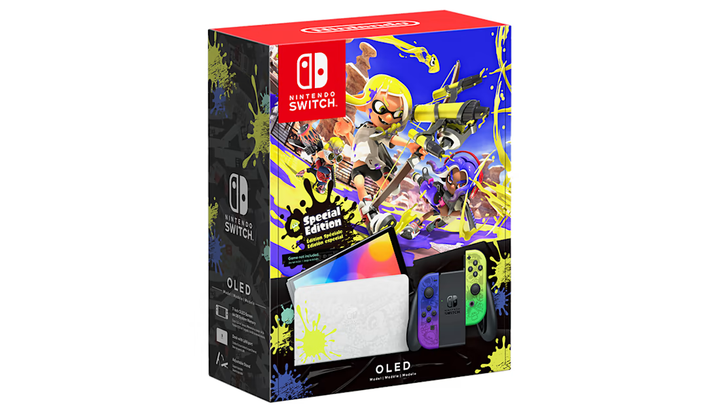 Портативна ігрова приставка Nintendo Switch OLED Splatoon 3