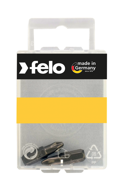 Бита FELO PZ3x25 мм INDUSTRIAL; блистер 2 шт (02103036) - Фото 1 Бита FELO PZ3x25 мм INDUSTRIAL; блистер 2 шт (02103036) - изображение 1