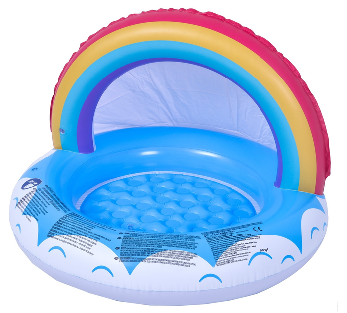 Mini basenik pompowany dla najmłodszych SunClub Tęcza (6920388662079) - obraz 3