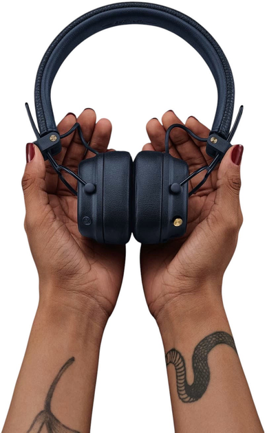 Słuchawki bezprzewodowe Marshall Headphones Major V Midnight Blue (7340055408479) - obraz 5