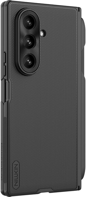 Zestaw z etui Nillkin Super Frosted Shield Fold Magnetic S-Pen oraz rysika do Samsung Galaxy Flip 7 Black (6902048298743) - obraz 3