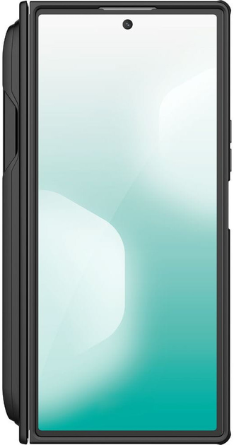 Zestaw z etui Nillkin Super Frosted Shield Fold Magnetic S-Pen oraz rysika do Samsung Galaxy Flip 7 Black (6902048298743) - obraz 5