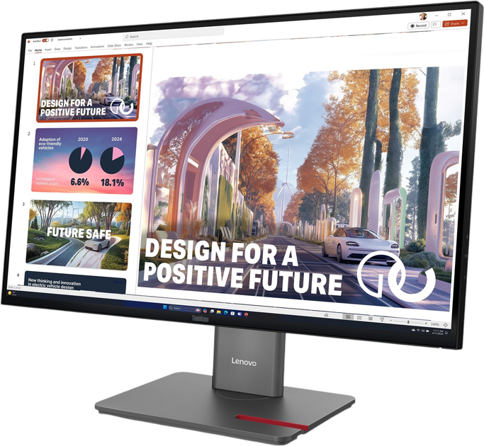 Monitor 27" Lenovo ThinkVision P27QD-40 (64B3GAT2EU) - obraz 2