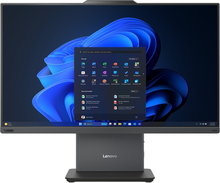 Моноблок Lenovo ThinkCentre neo 50a 24 G5 Luna Grey (12SD003EMH) - зображення 1